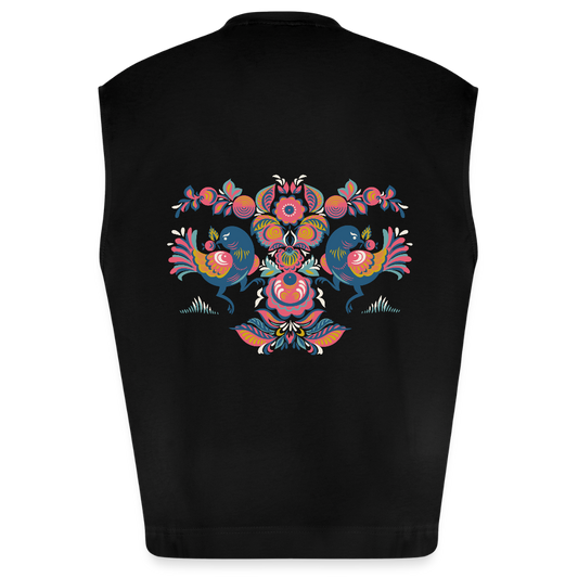 Heavyweight oversized organic tanktop made in EU Unisex - SOLID BLACK