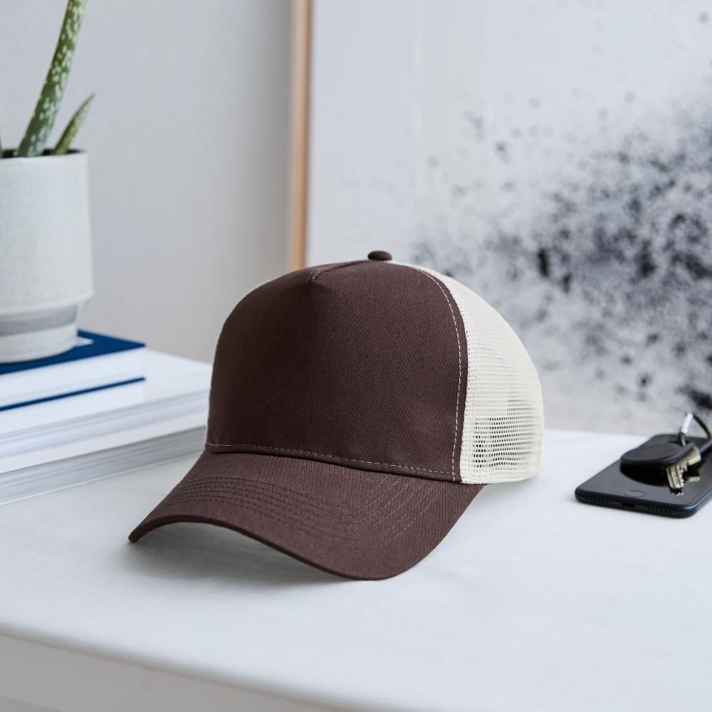 Trucker Cap - bruin/beige
