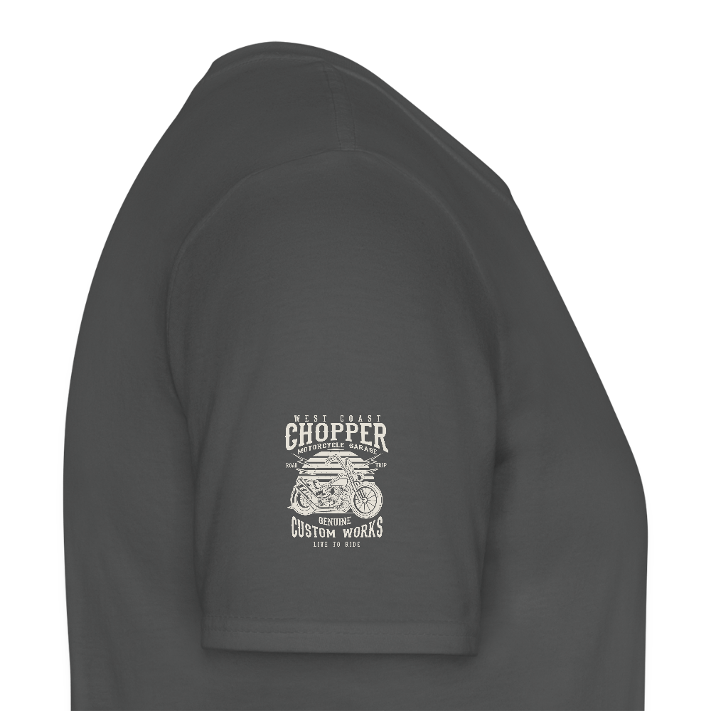 Mannen T-shirt - houtskool
