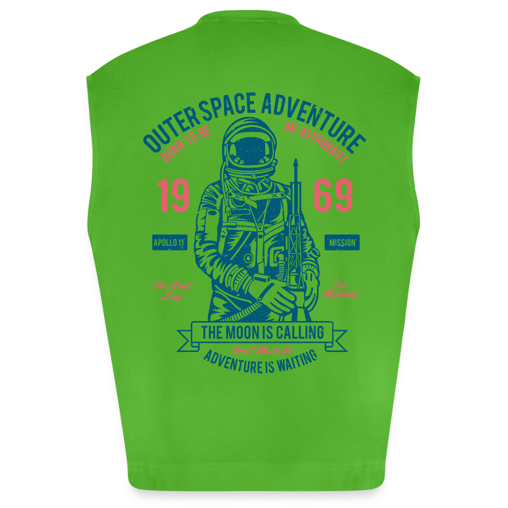 Heavyweight oversized organic tanktop made in EU Unisex - Apple Neon