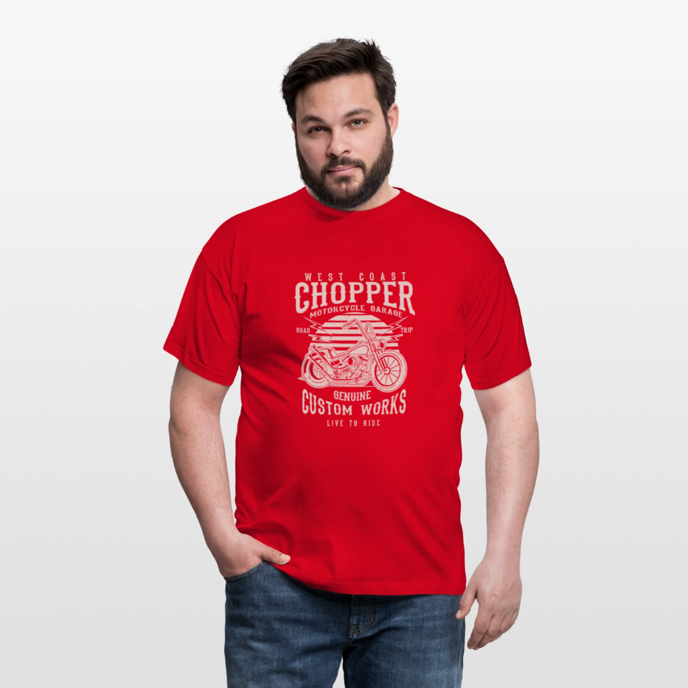 Mannen T-shirt - rood