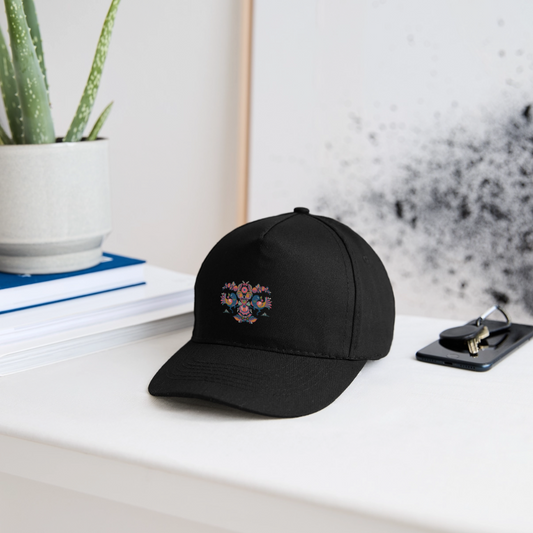Biologische baseballpet - zwart