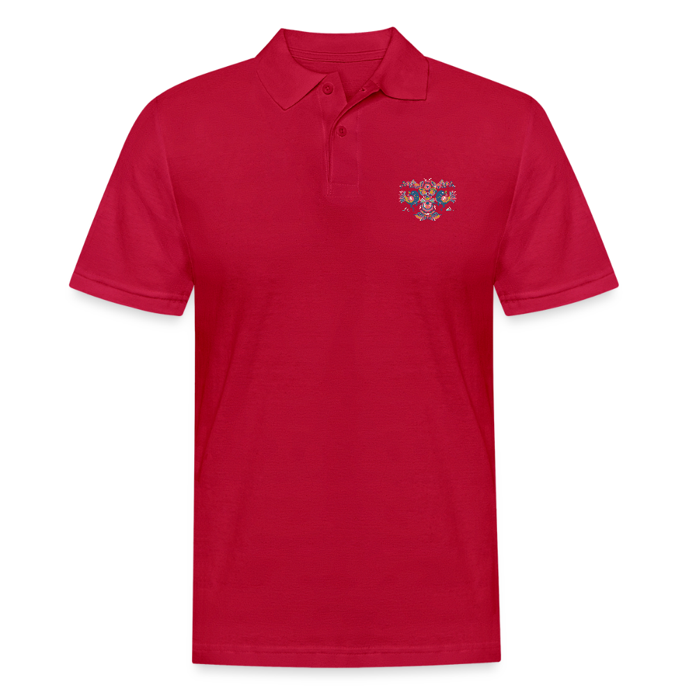 Mannen poloshirt - cherry red