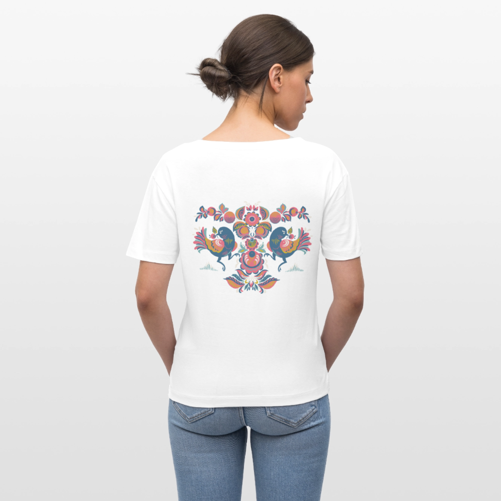 Stanley/Stella Relaxed vrouwen bio-T-shirt met ronde hals SERENA - wit