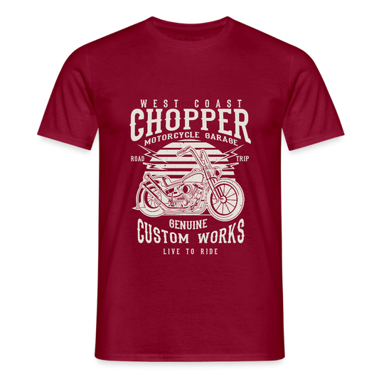 Mannen T-shirt - steenrood