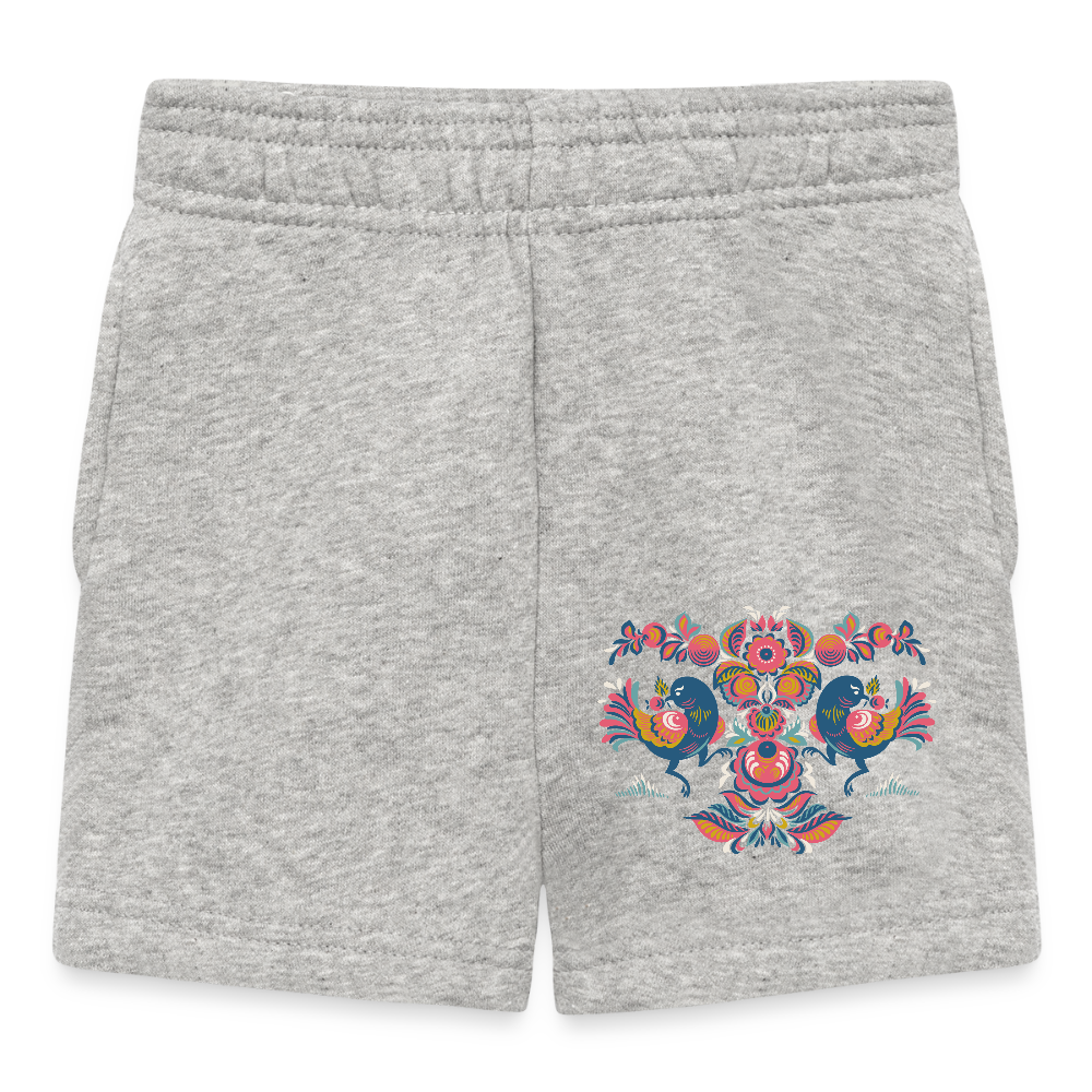 Baby shorts - grijs gemêleerd