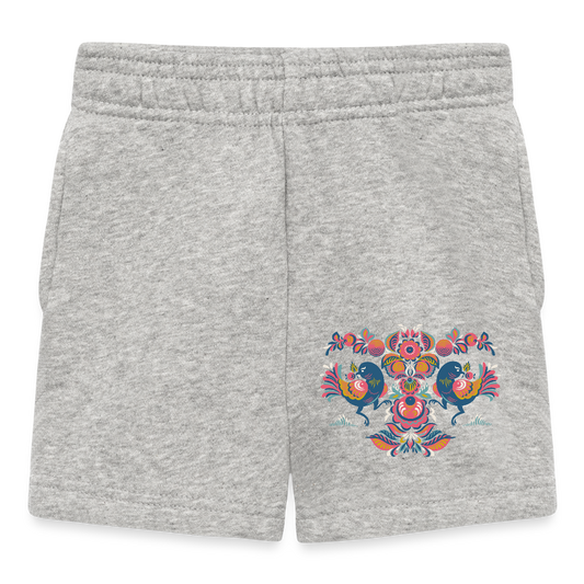 Baby shorts - grijs gemêleerd