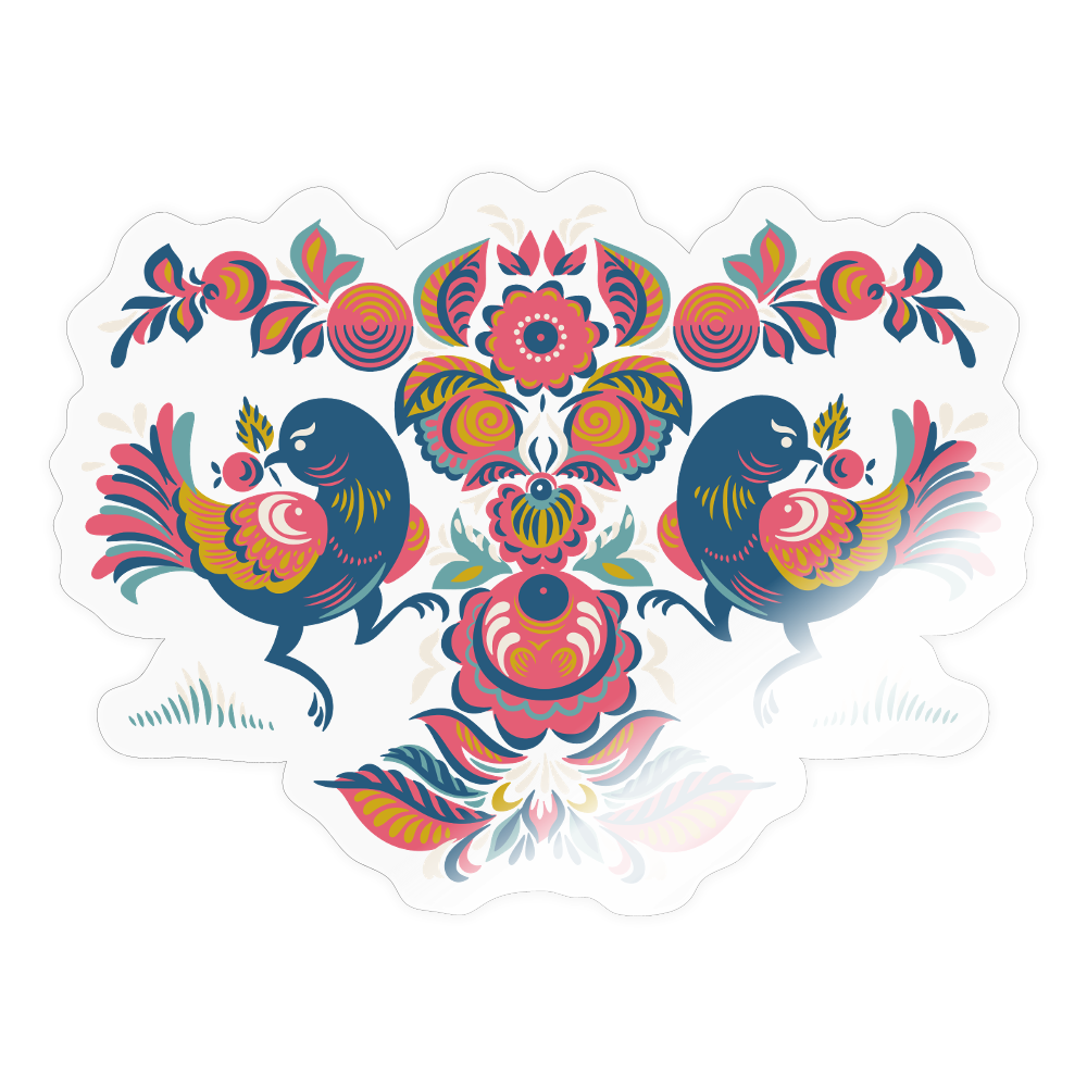 Sticker - glanzend transparant