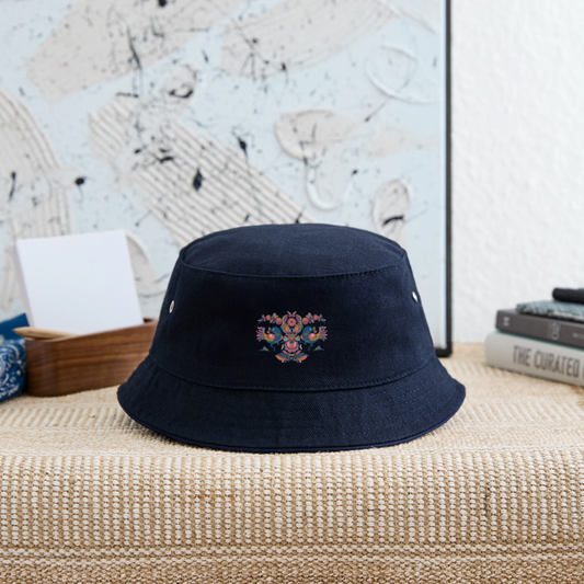 Kinder bucket hat - navy/navy