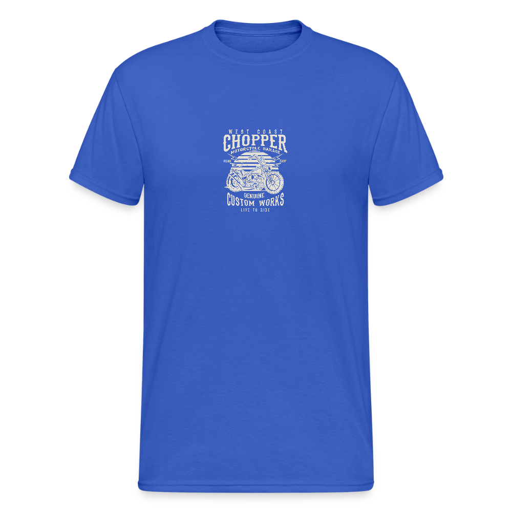 Mannen Gildan Heavy T-shirt - koningsblauw