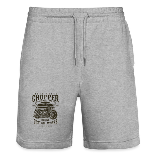 Stanley/Stella uniseks bio-joggingshorts Mover - grijs gemêleerd