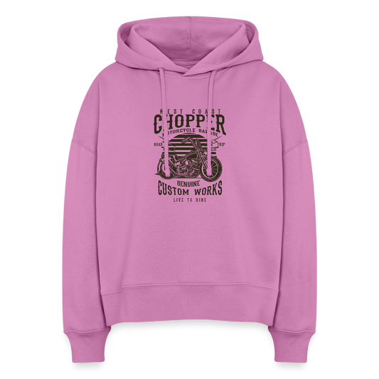Stanley/Stella Vrouwen boxy bio hoodie Nora - Roze