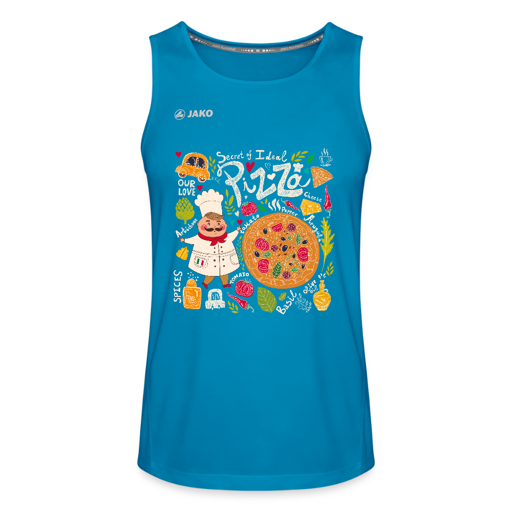 JAKO Mannen tanktop Run 2.0 - saffierblauw