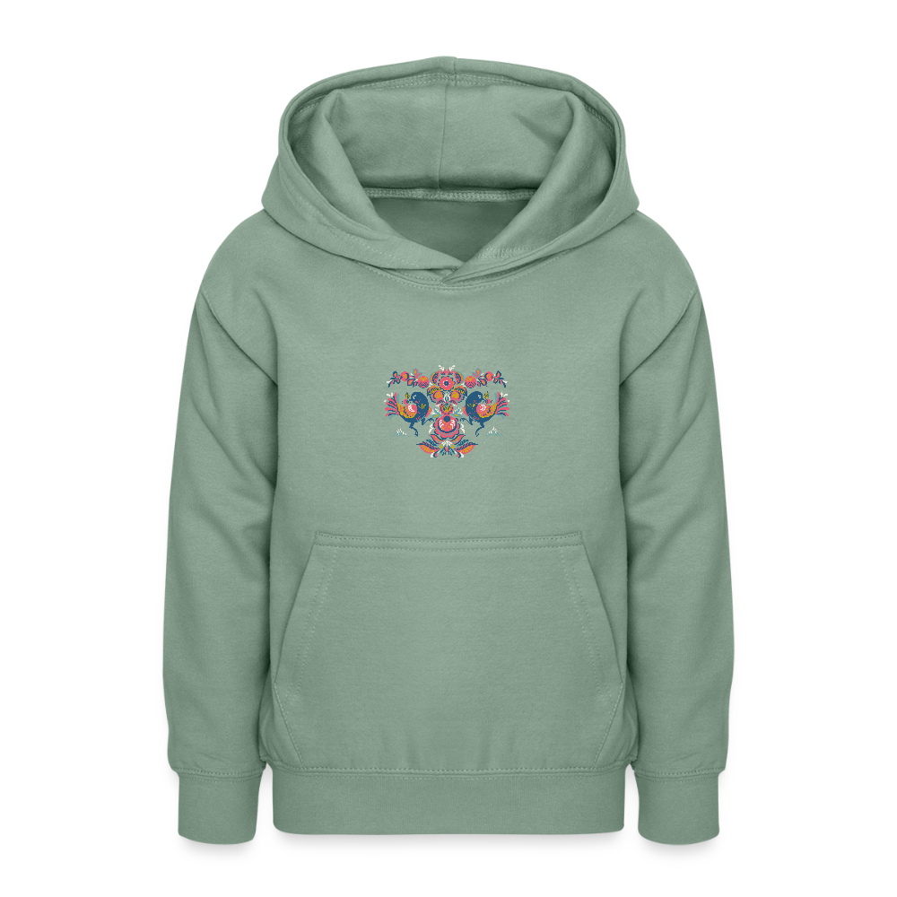Teenager hoodie - grijsgroen