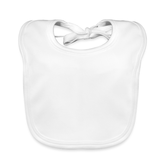 Bio-slabbetje voor baby's - wit