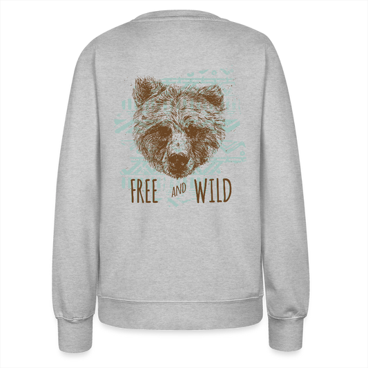 Vrouwen sweatshirt - grijs gemêleerd