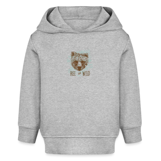 Stanley/Stella Bio hoodie BABY CRUISER - grijs gemêleerd