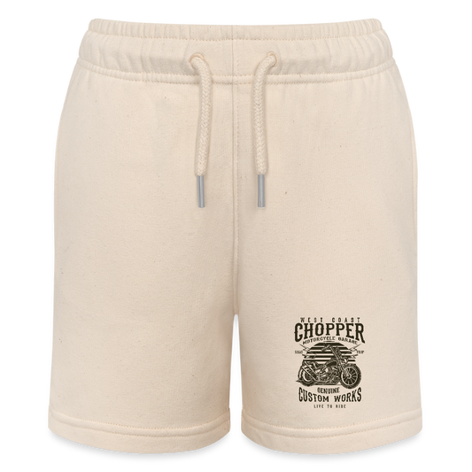Stanley/Stella teenager bio-joggingshorts MINI BOLTER - witgrijs