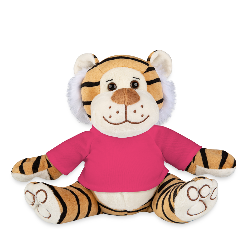 Pluche tijger - roze