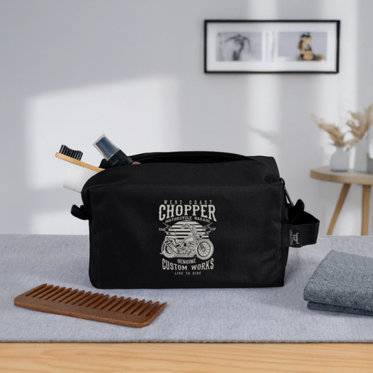 Gerecyclede toilettas - zwart