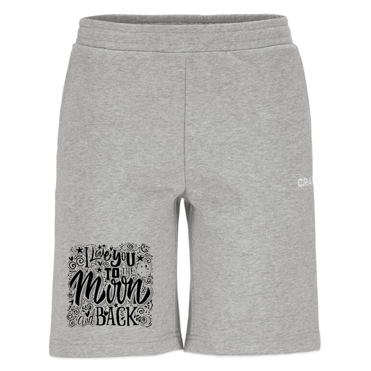 CRAFT Community 2.0 sweatshorts - grijs gemêleerd