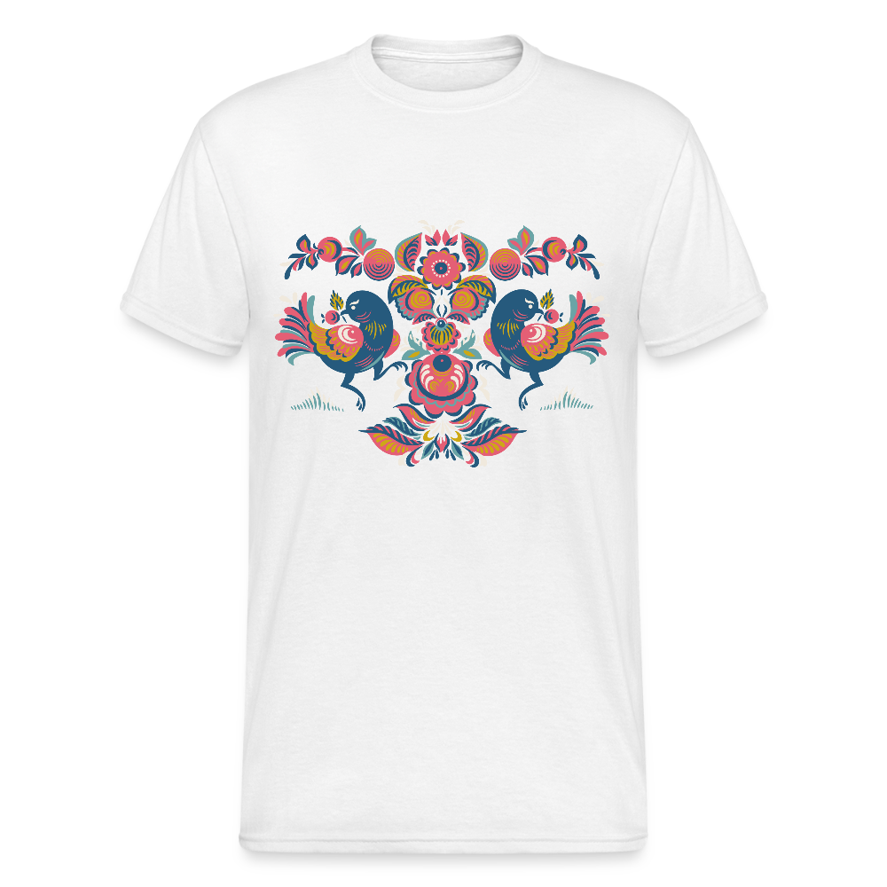 Mannen Gildan Heavy T-shirt - wit