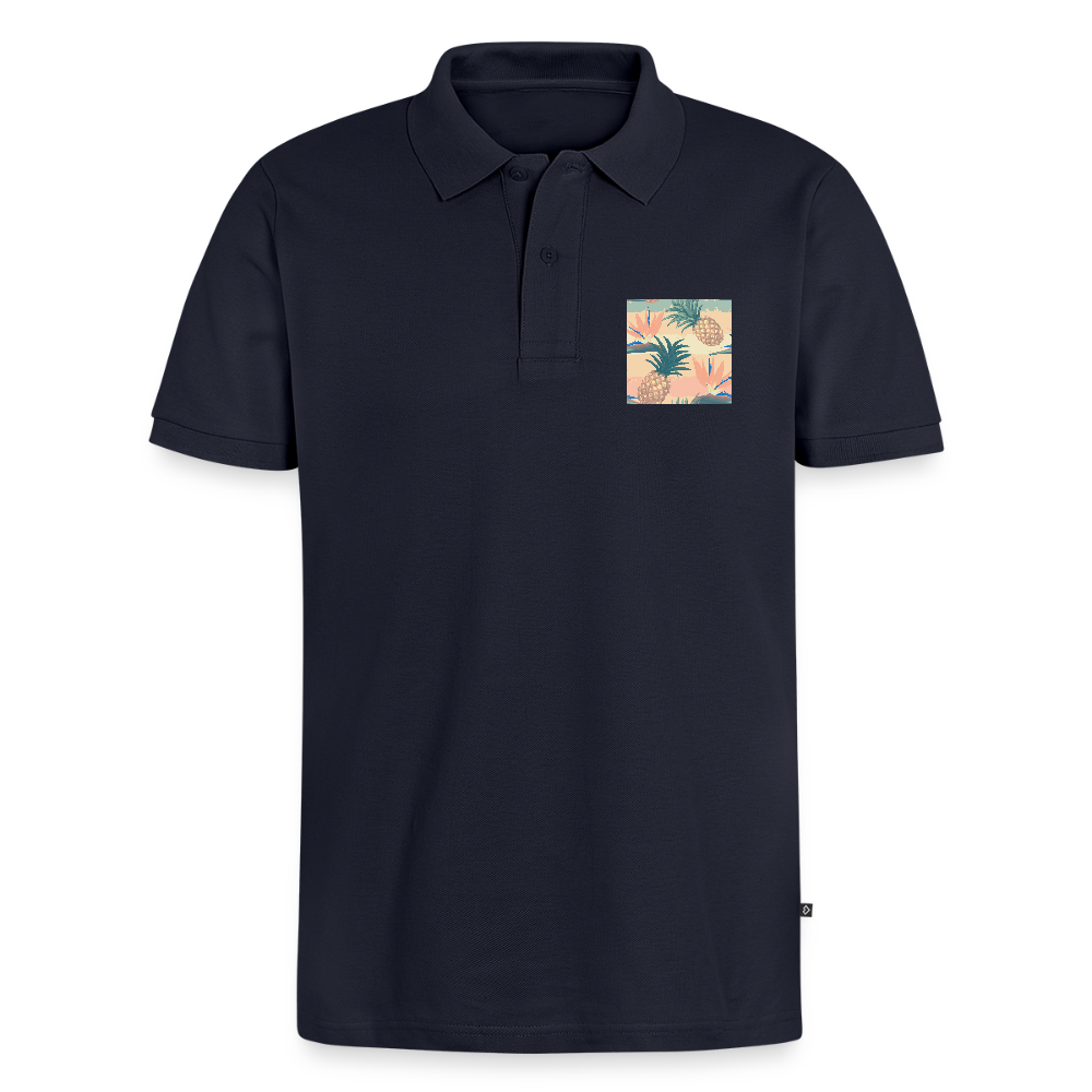 Mannen Premium Bio Poloshirt - navy