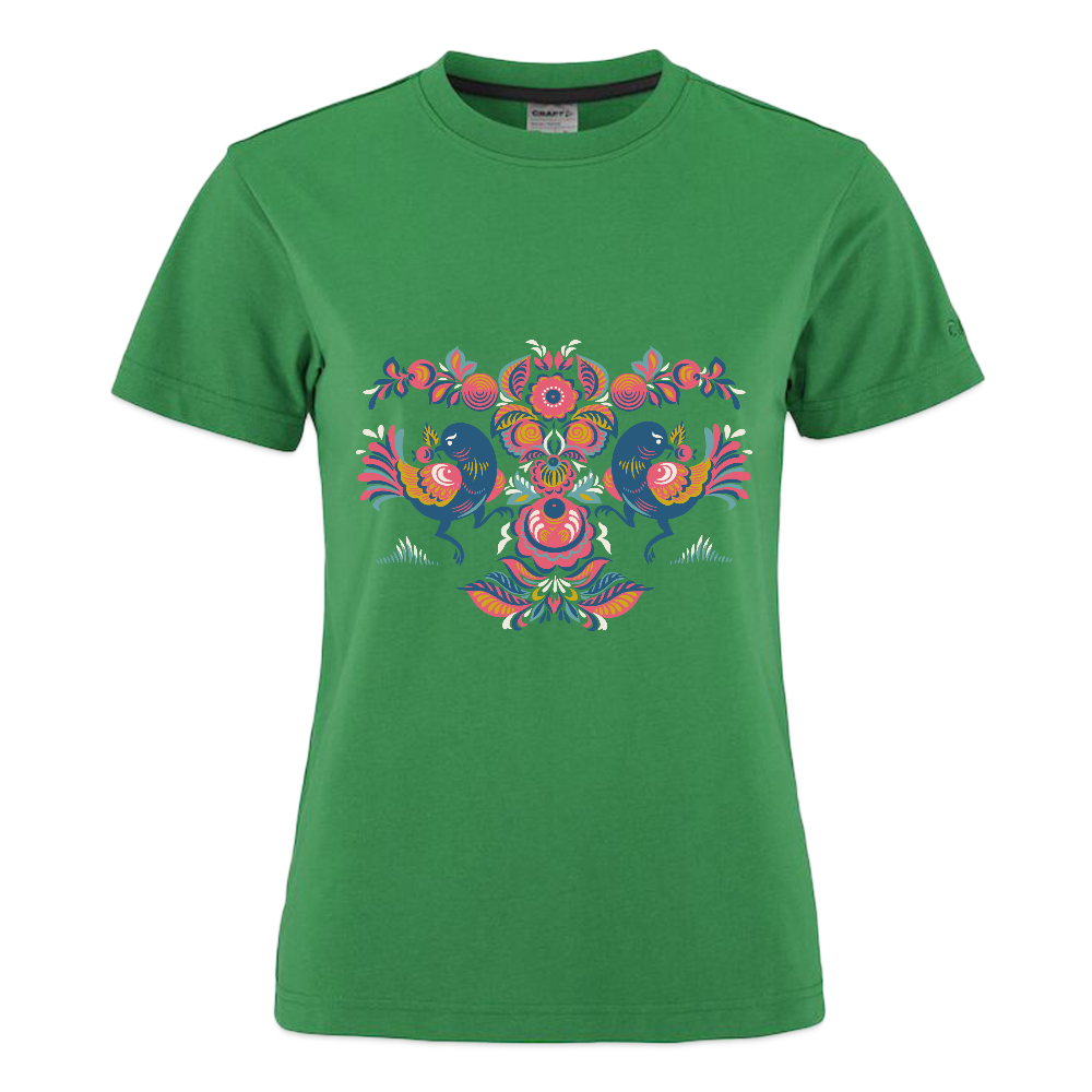 CRAFT Community 2.0 vrouwen T-shirt - smaragdgroen