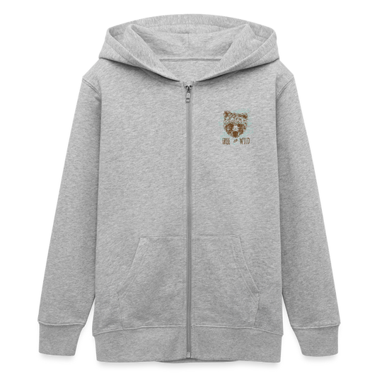 Stanley/Stella Mini Cultivator bio tiener ziphoodie - grijs gemêleerd