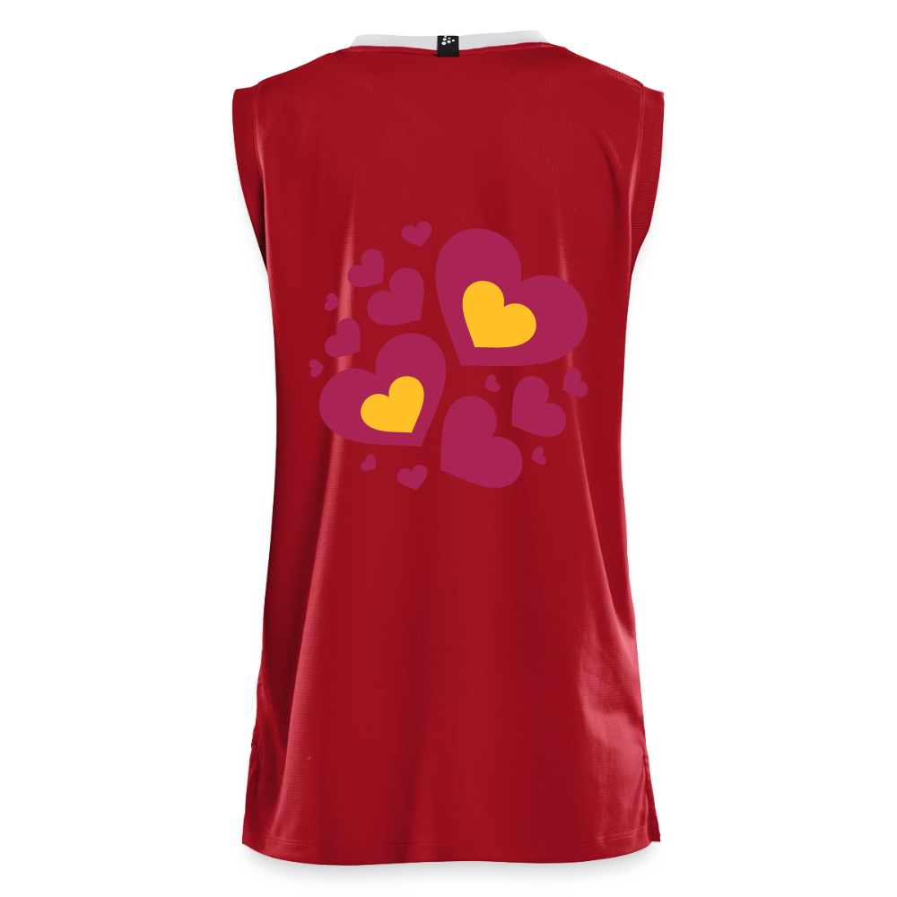 CRAFT Progress vrouwen basketbalshirt - donkerrood