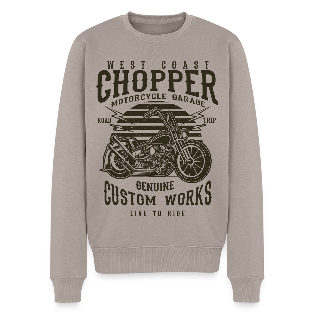 Mannen premium sweater - taupe