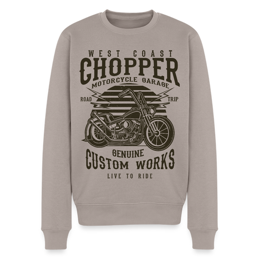 Mannen premium sweater - taupe