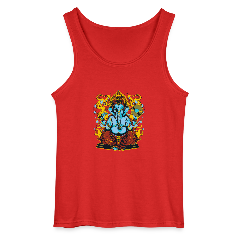 Gildan mannen tanktop - rood