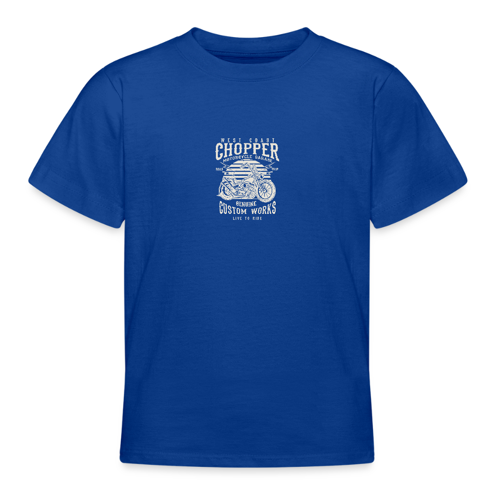 Teenager T-shirt - koningsblauw