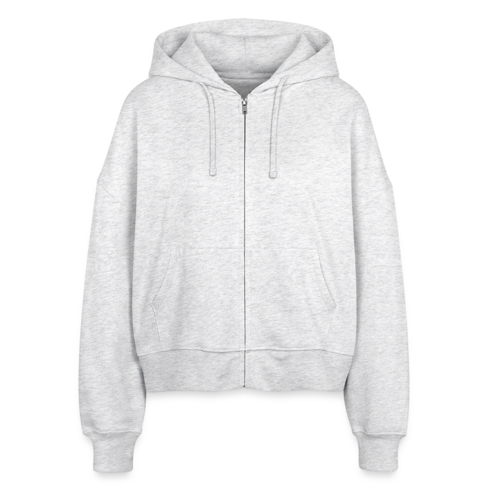 Stanley/Stella Vrouwen bio-ziphoodie Ida - heather wit