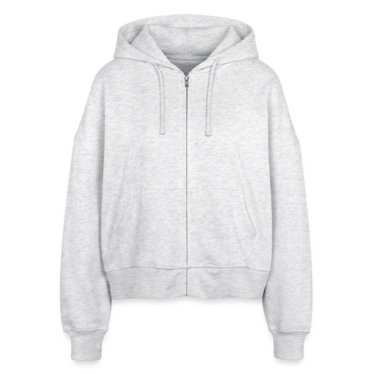Stanley/Stella Vrouwen bio-ziphoodie Ida - heather wit