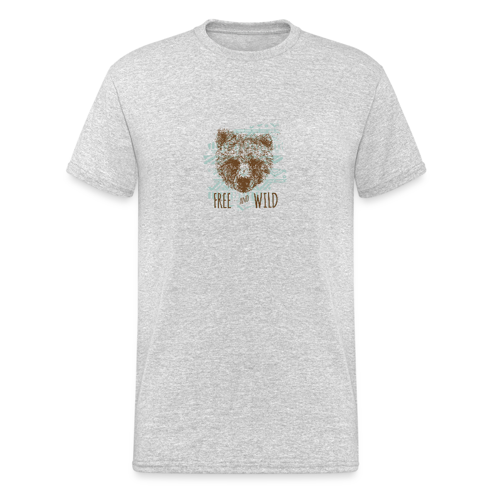 Mannen Gildan Heavy T-shirt - grijs gemêleerd