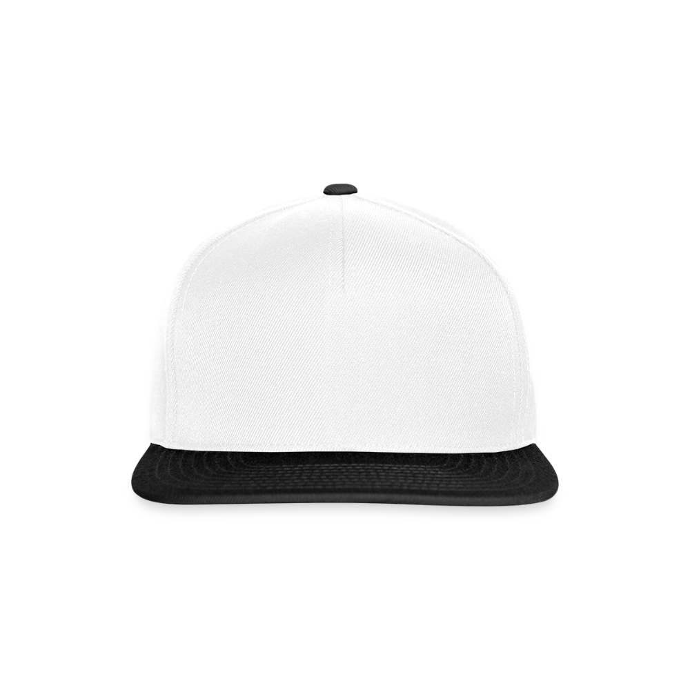 Snapback cap - wit/zwart