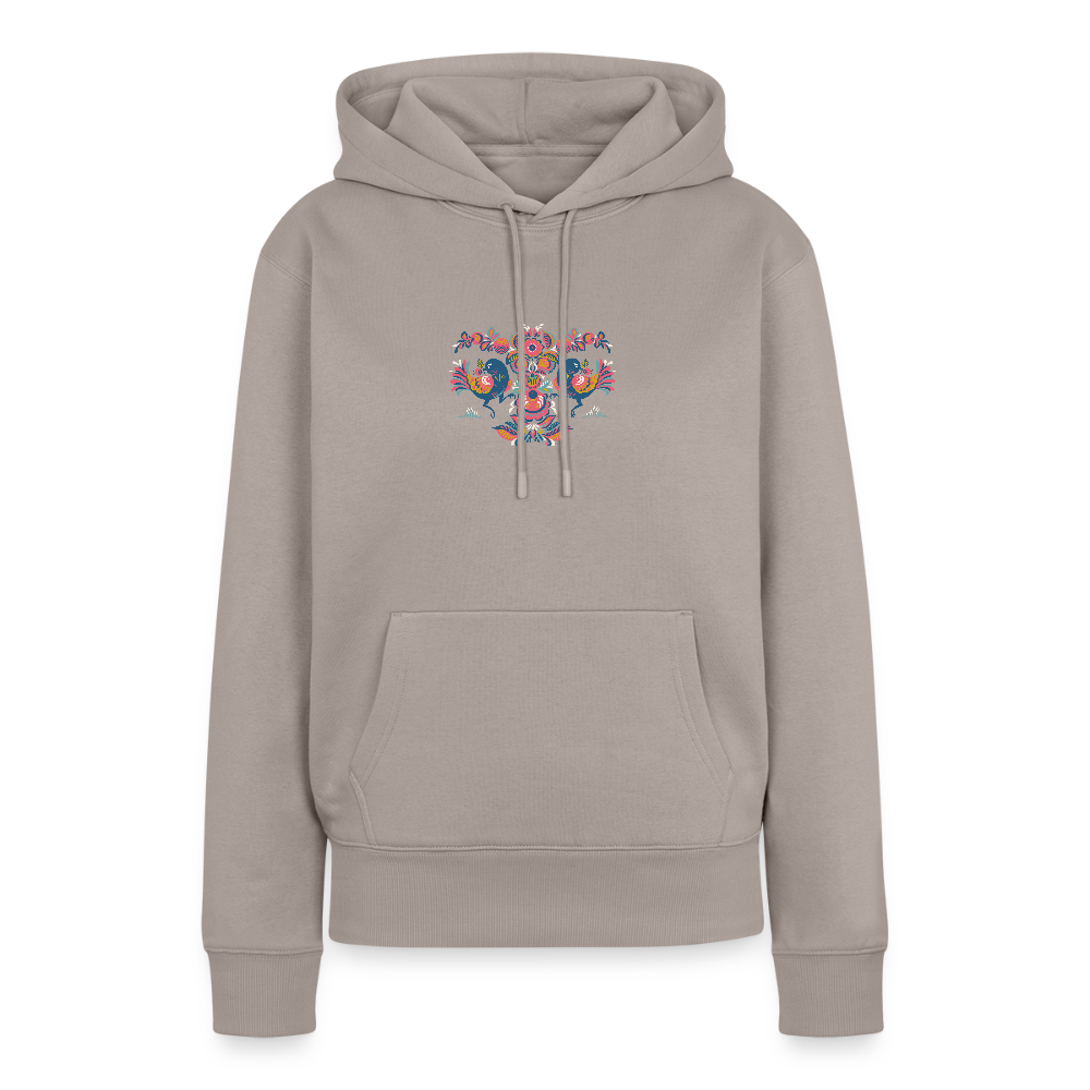 Vrouwen Premium hoodie - taupe