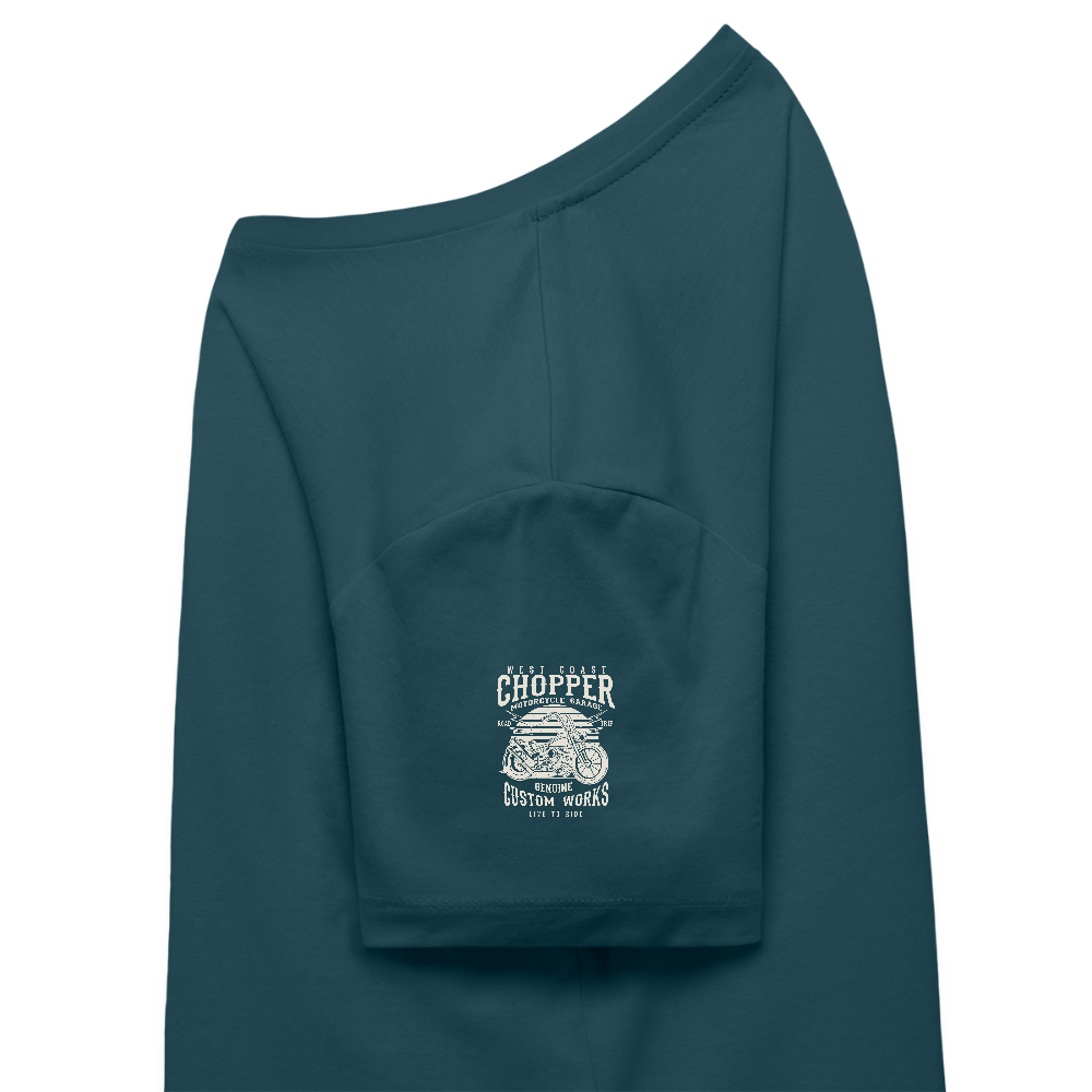 Stanley/Stella Relaxed vrouwen bio-T-shirt met ronde hals SERENA - donker petrol