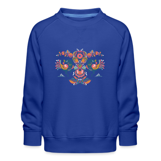 Kinderen premium sweater - koningsblauw