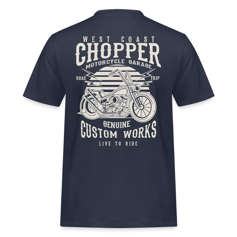 Mannen Workwear T-shirt - navy