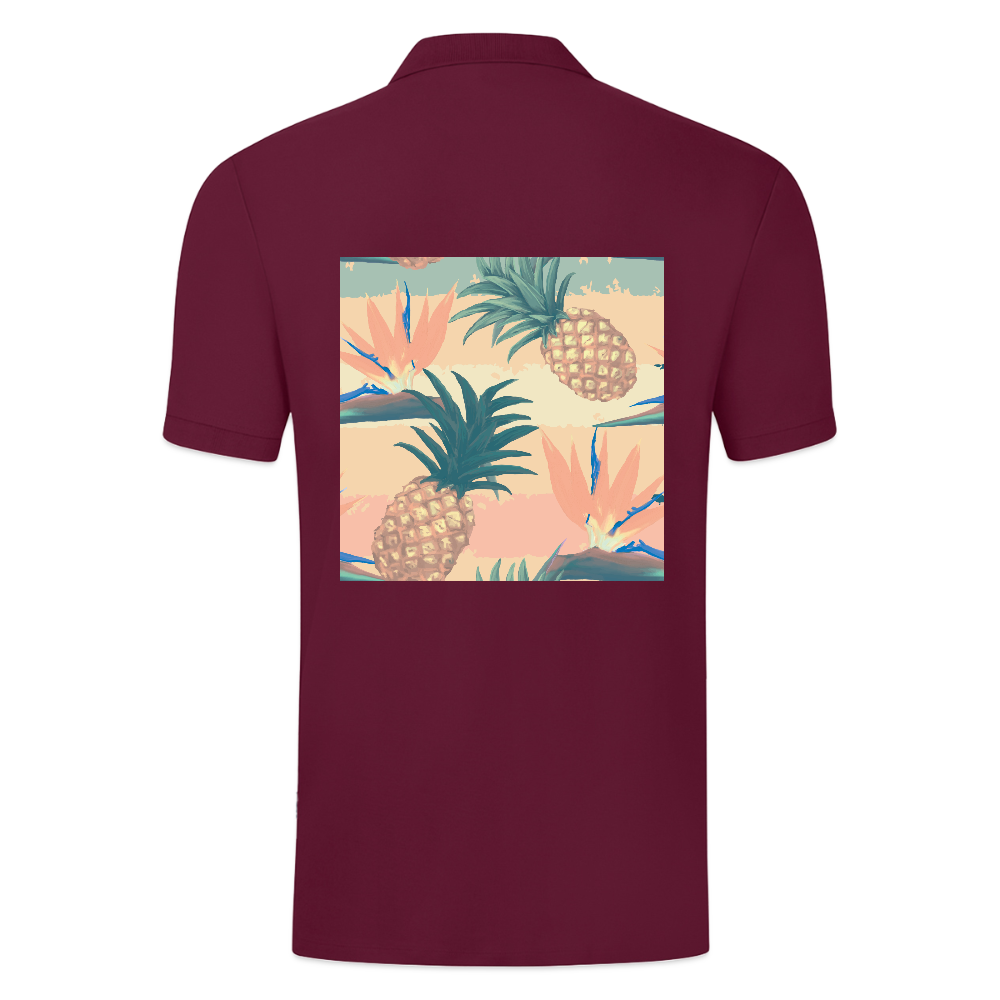 JAKO Teenager polo Organic - wijnrood