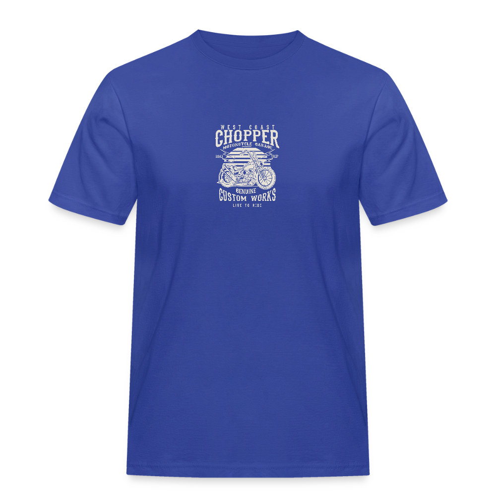 Mannen Workwear T-shirt - royal blauw