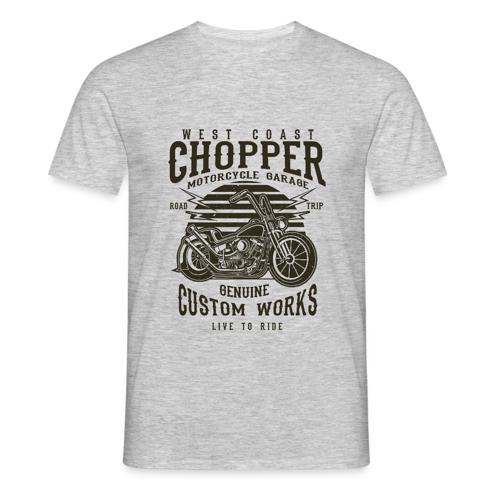 Mannen T-shirt - grijs gemêleerd