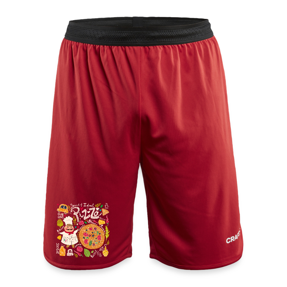 CRAFT Progress kinder-basketbalshorts - donkerrood