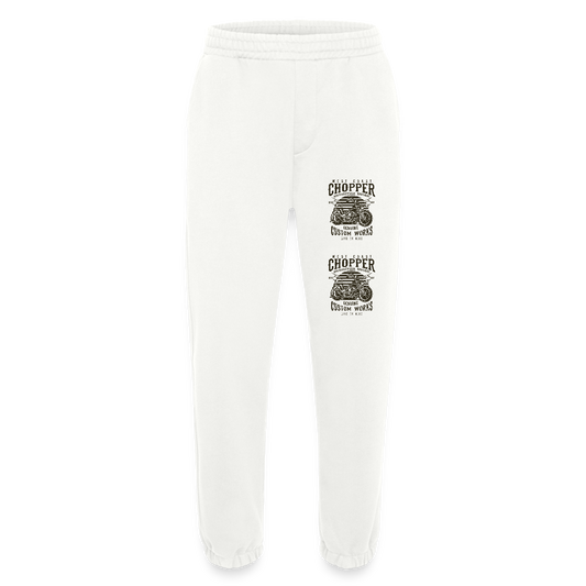 Heavyweight organic joggingbroek made in EU - OFF WHITE