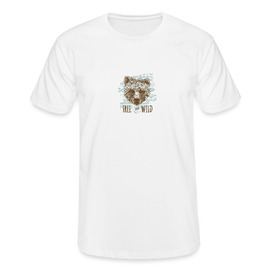 Mannen T-shirt van Fruit of the Loom - wit