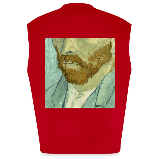 Heavyweight oversized organic tanktop made in EU Unisex - rood