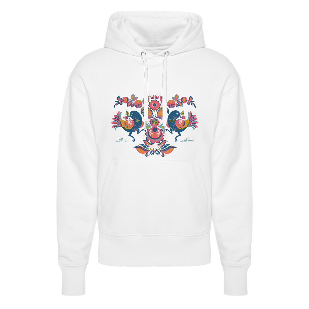 Stanley/Stella Uniseks relaxed fit bio-hoodie SLAMMER - wit